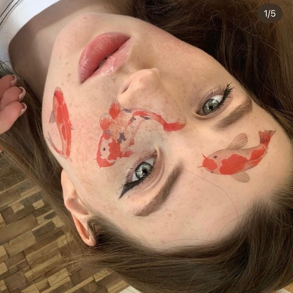 Temporary Tattoo Fish